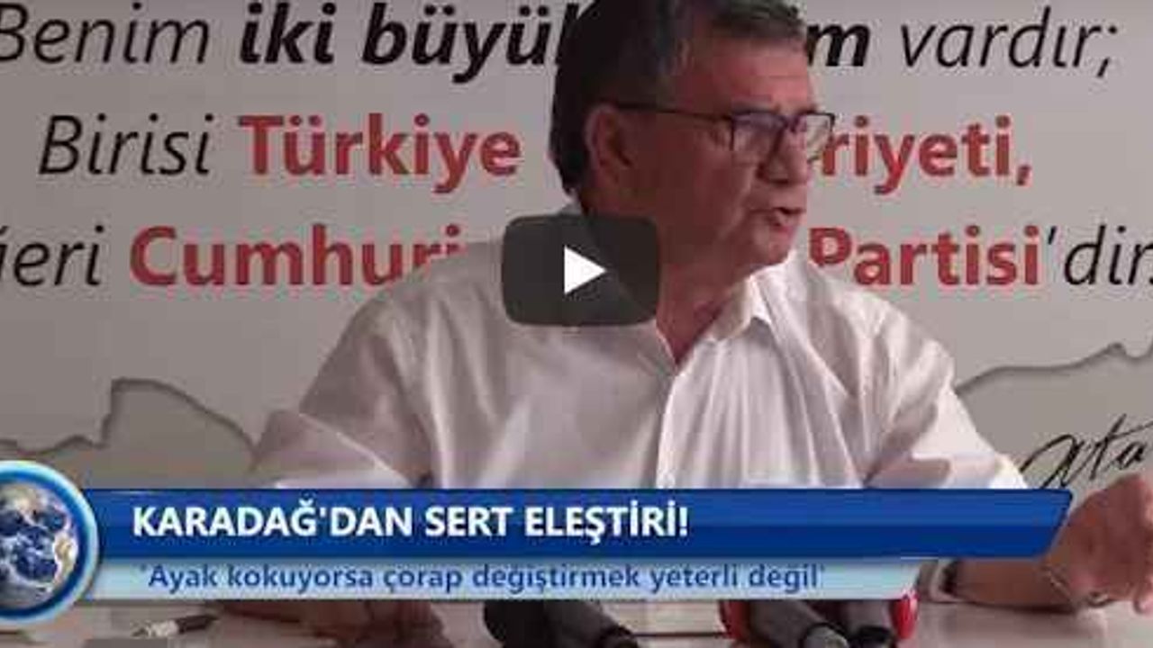 Alanya'da Karadağ'dan iktidara sert eleştiri